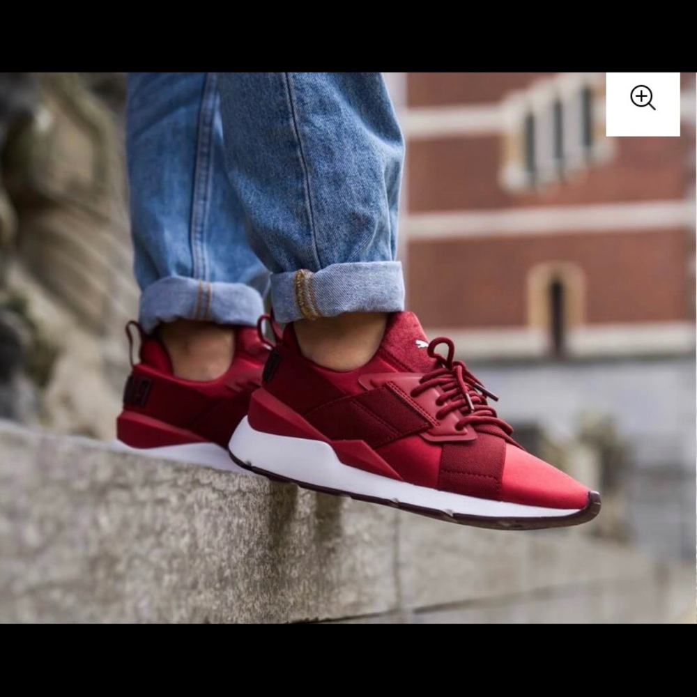 PUMA Muse Satin EP Sneakers Size 7